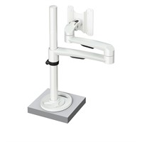 Hold Monitor Arm 26 - 1×14 kg, grommet mounting, white